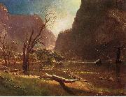 Albert Bierstadt Hetch Hetchy Valley painting